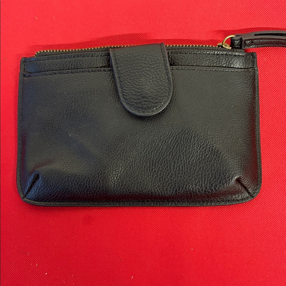 Universal Thread Black Zip Wristlet - image 2